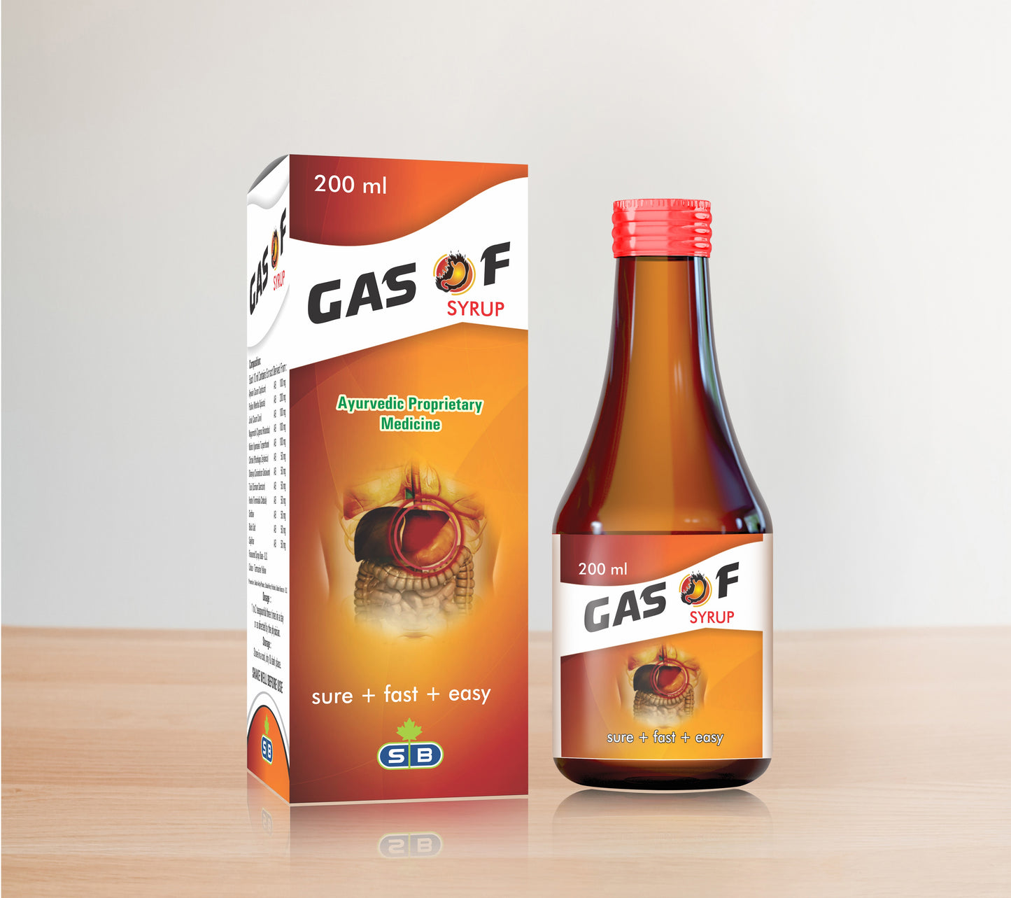 Gasof Syrup (For Gastric Problem)