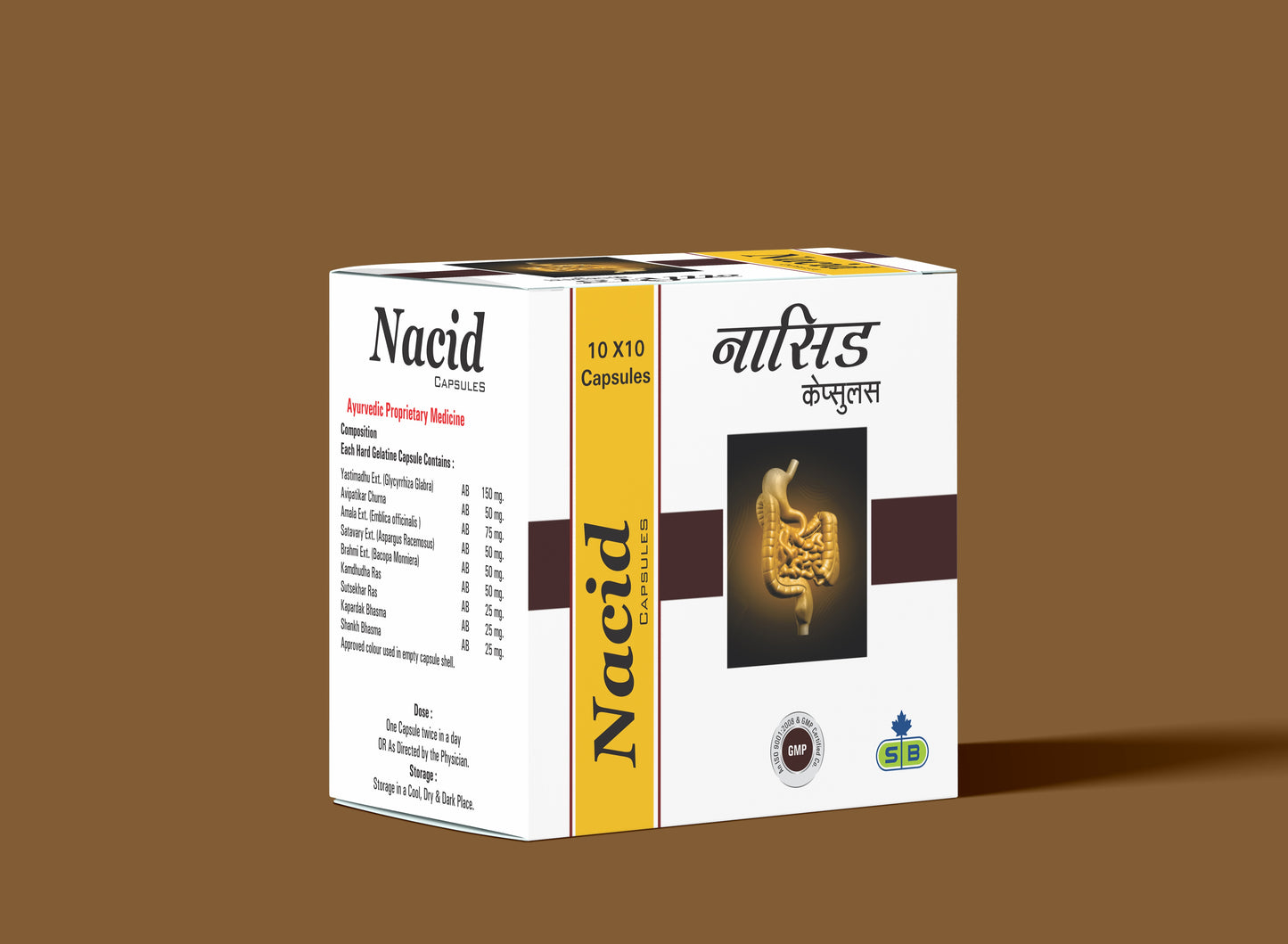 Nacid Capsule (Herbal Antacid)